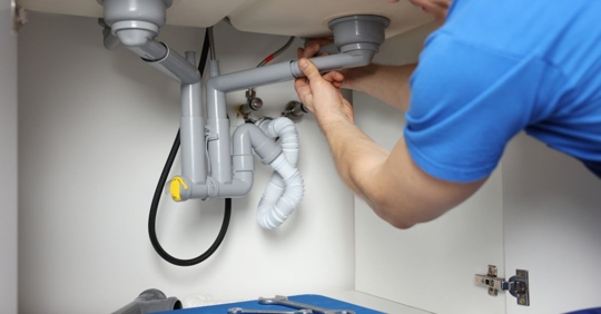plumber working